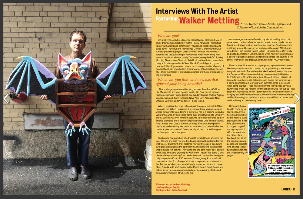 Loner Magazine Interview