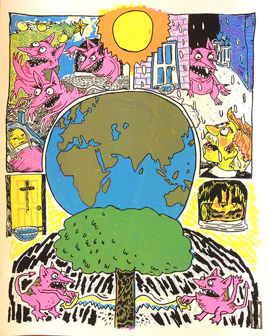 Kallikantzaros Christmas Print