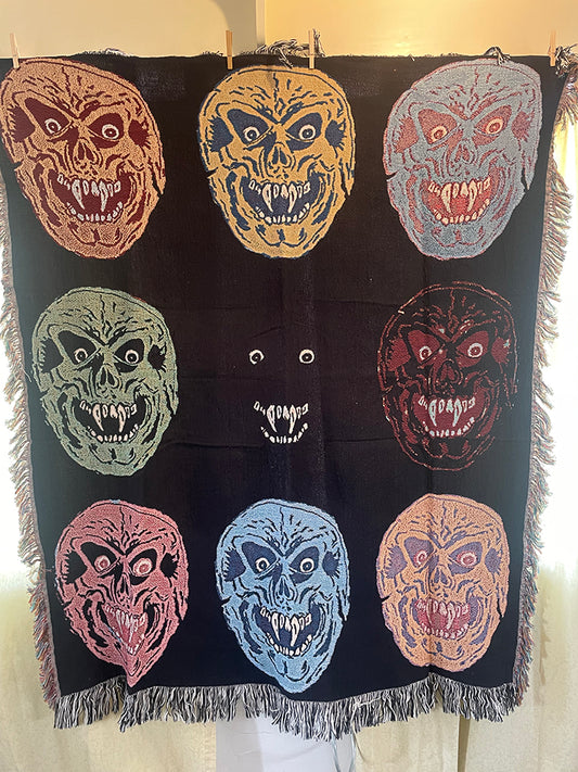 Blanket - Multicolored Skull!