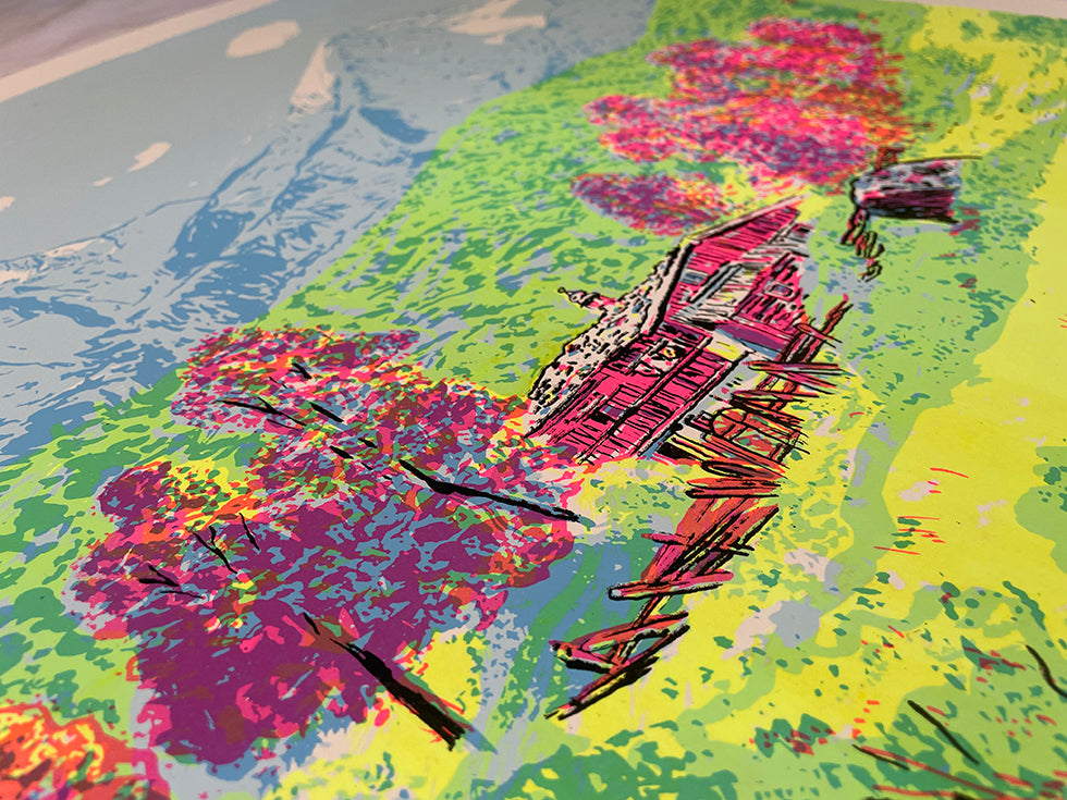 Ripoff of Carl Milner's 'Alpine Landscape Painting