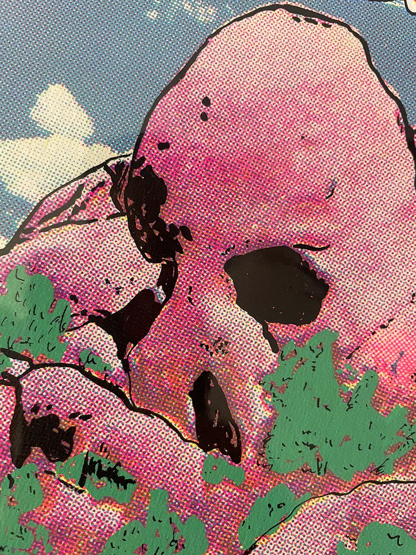 Skull Rock Robot Print