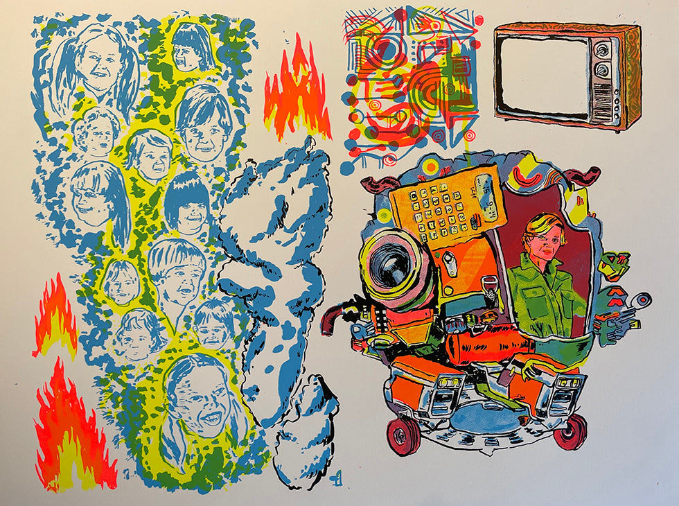 Smoke Children/Sears Vehicle Screenprint